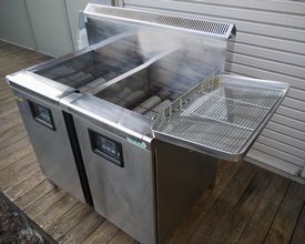 2槽ガスフライヤー